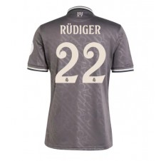 Real Madrid Antonio Rudiger #22 Tredje Tröja 2024-25 Korta ärmar